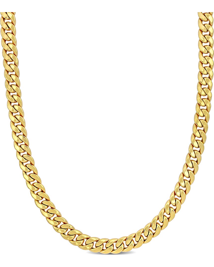 Italian Gold 10k Curb Link Chain Necklace