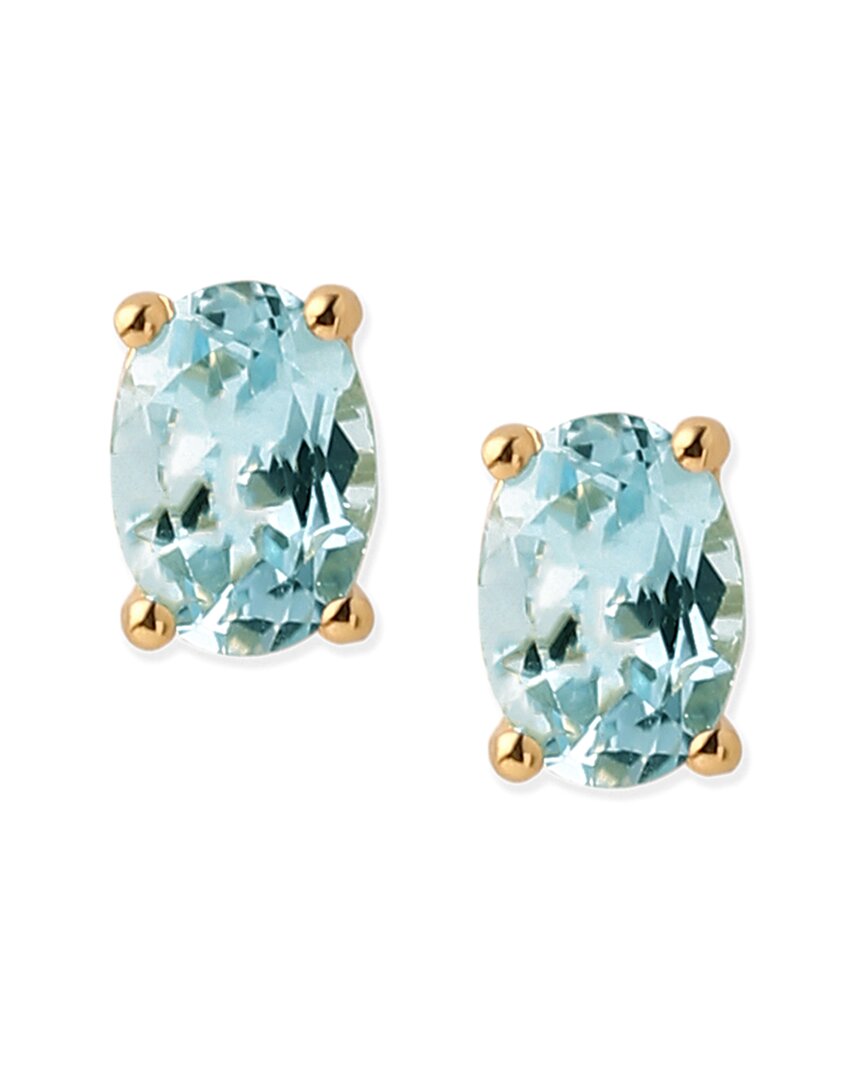 Tiramisu 10k 1.90 Ct. Tw. Sky Blue Topaz Studs