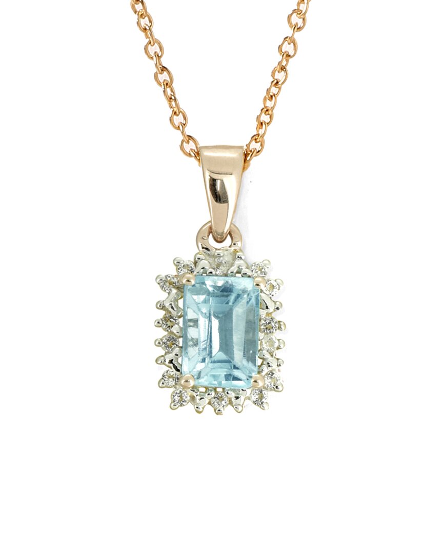 Tiramisu 10k 0.90 Ct. Tw. Gemstone Necklace