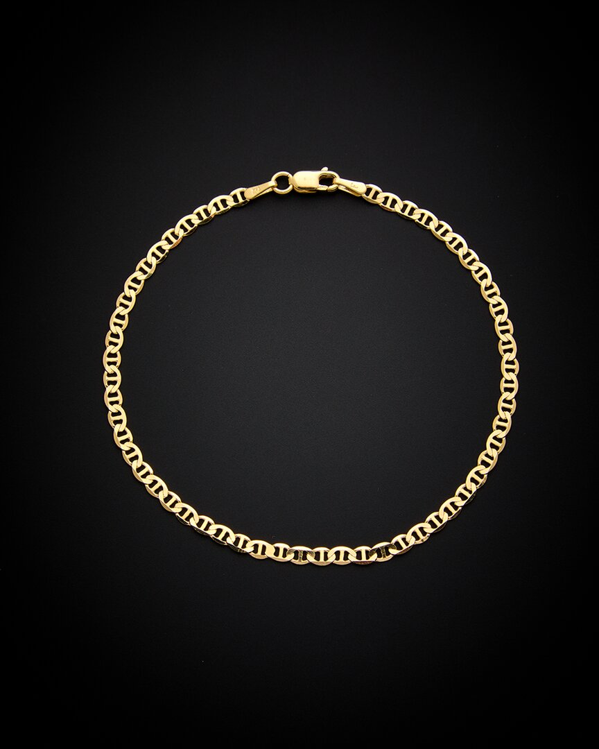 Italian Gold Mariner Link Bracelet