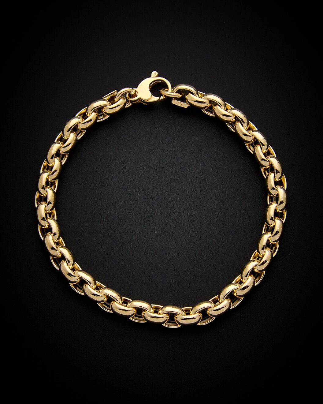 14K Italian Gold Rolo Bracelet