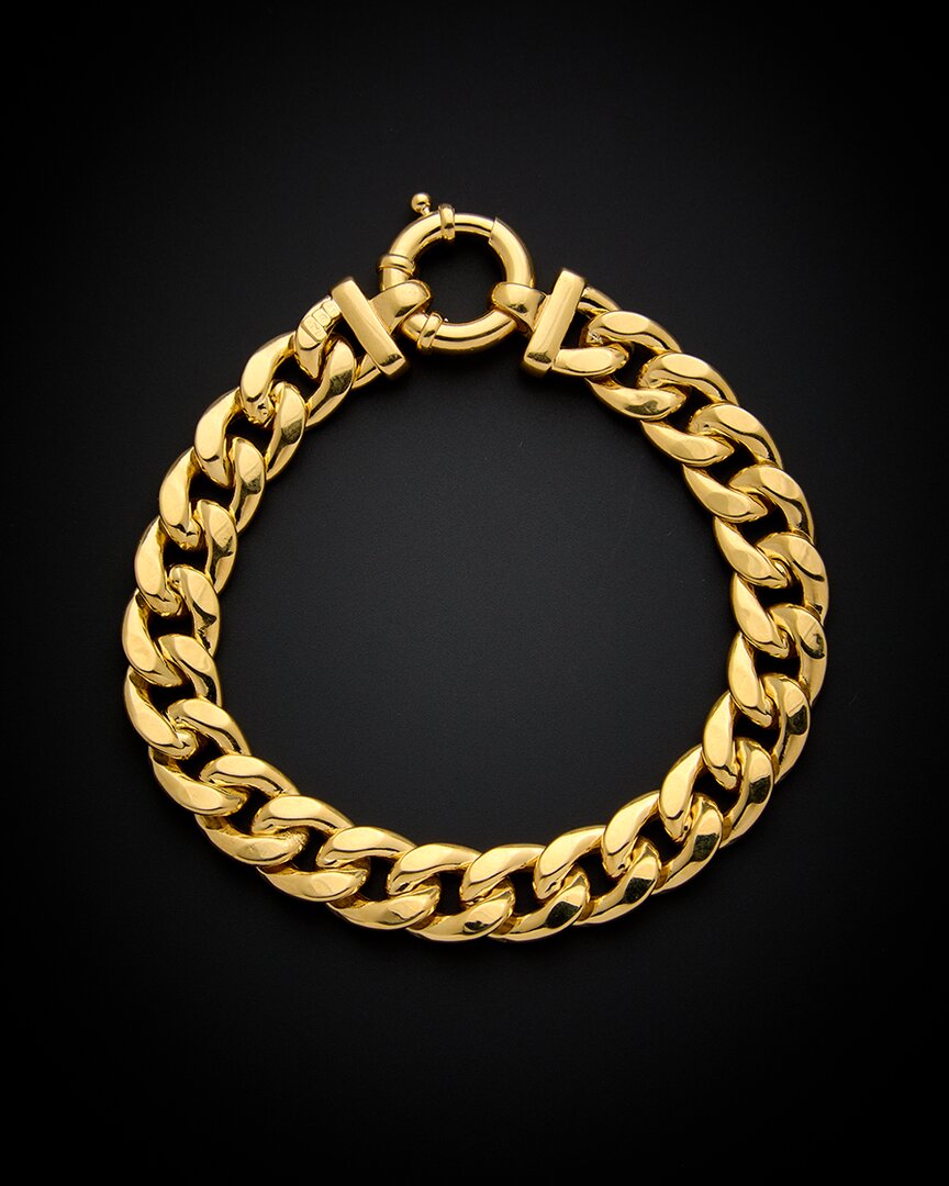 Italian Gold Curb Chain Bracelet