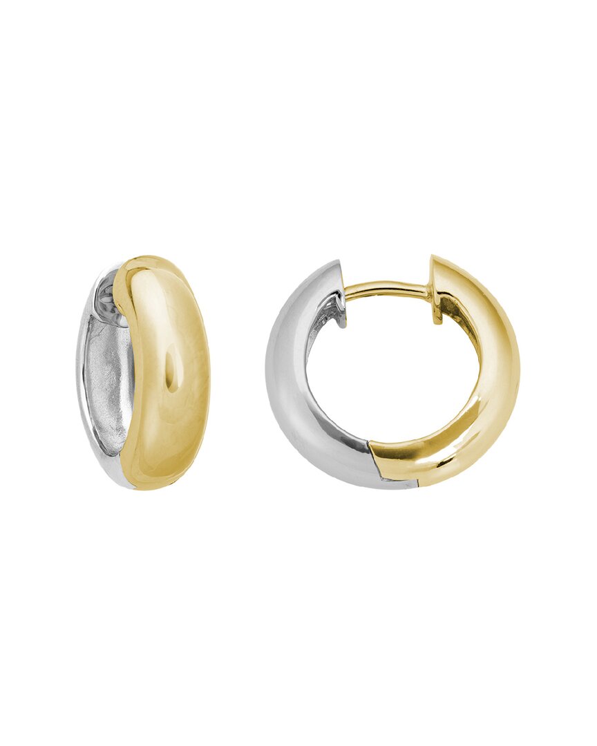 Non Branded 14k Two-tone Hoops