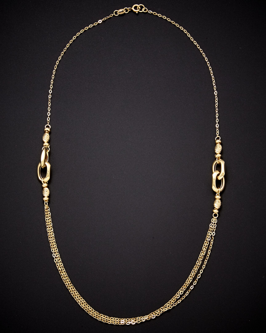 ITALIAN GOLD 14K ITALIAN GOLD NECKLACE
