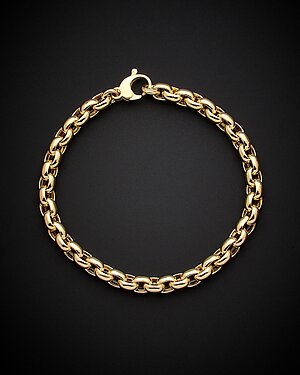 14K Italian Gold Rolo Bracelet