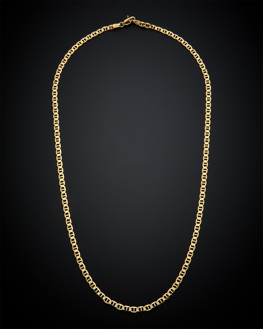 Italian Gold Mariner Link Necklace
