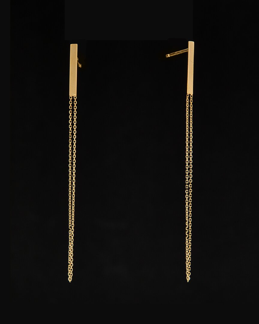 Italian Gold Drop Earrings