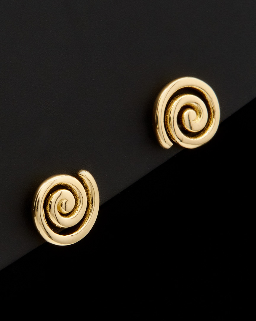 Italian Gold Swirl Studs