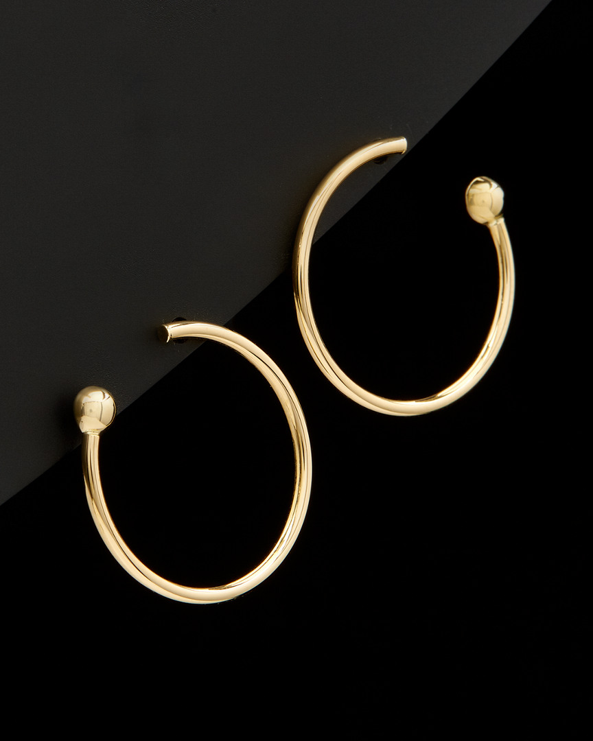 ITALIAN GOLD 14K ITALIAN GOLD OPEN HOOPS
