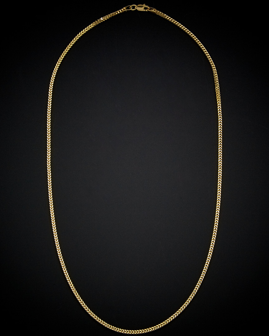 ITALIAN GOLD 14K ITALIAN GOLD FRANCO LINK NECKLACE