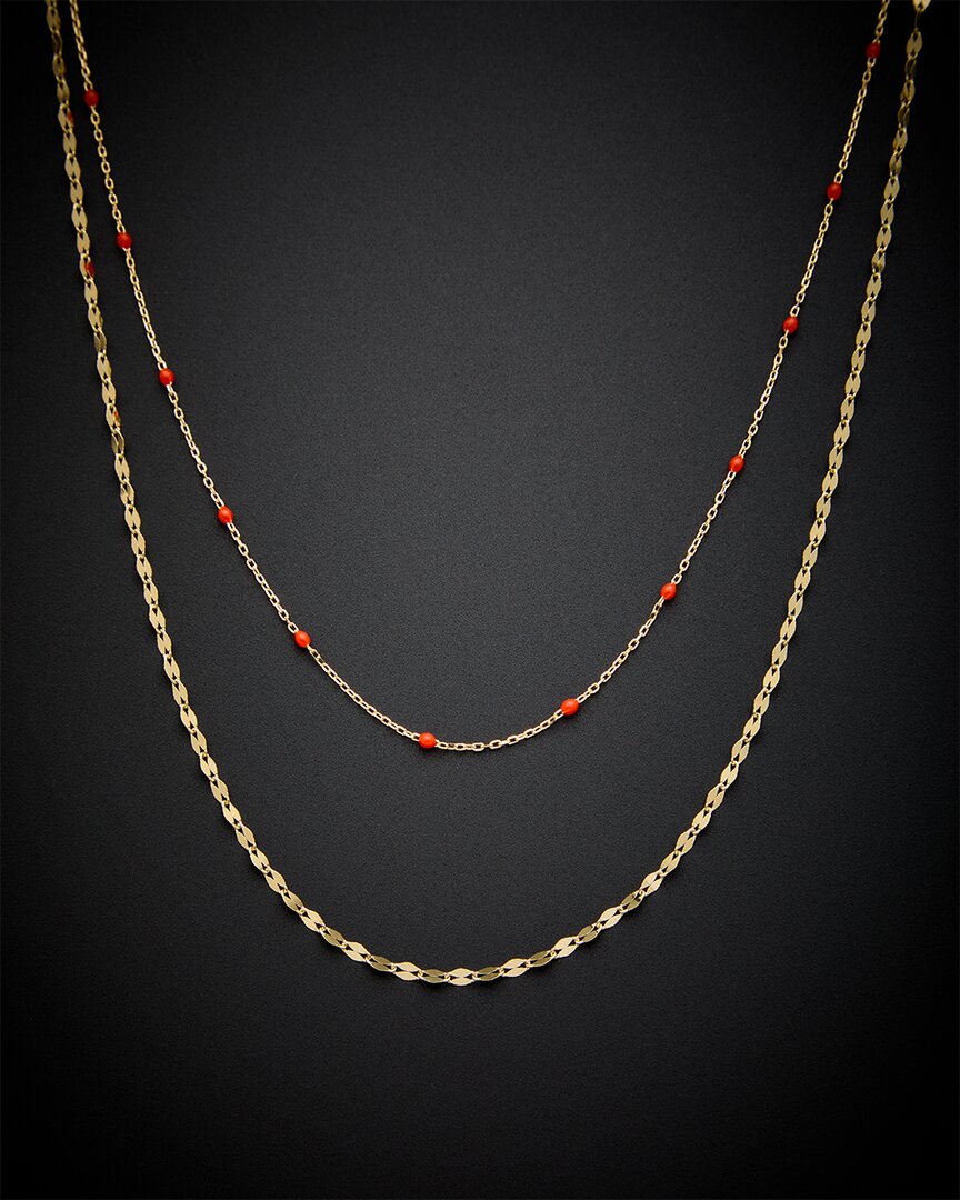 Italian Gold 2-layer Necklace