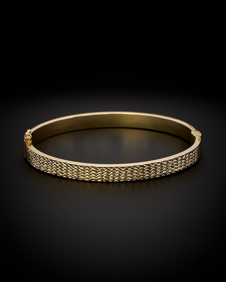 Italian Gold Bangle Bracelet