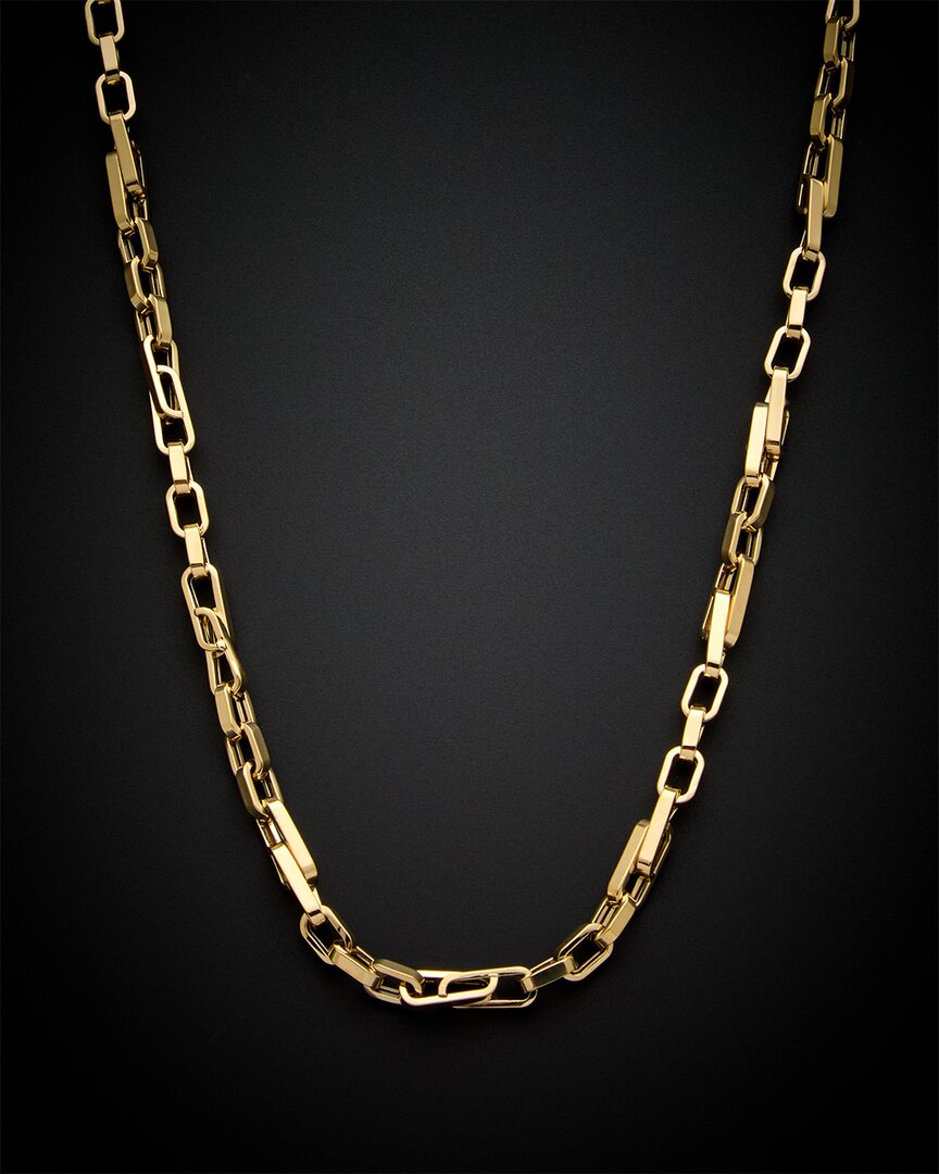 Italian Gold Mixed Oval Link Necklace