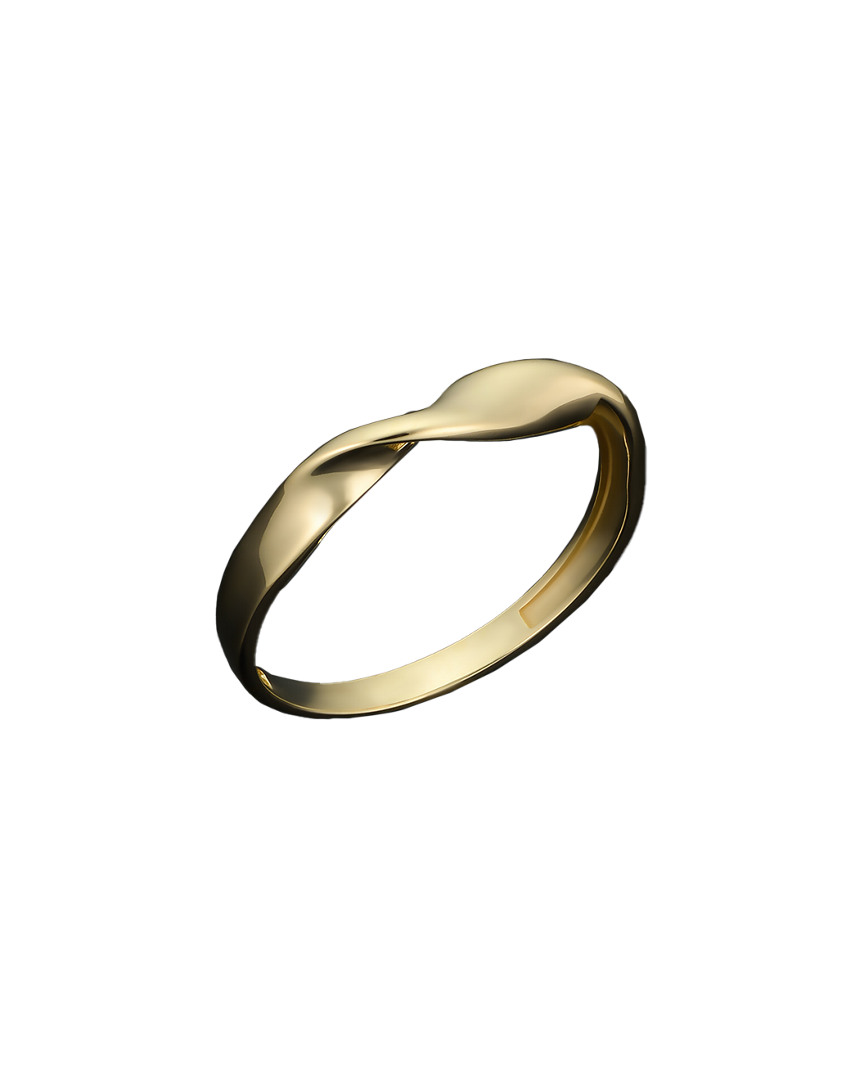 Italian Gold Twisted Band Ring