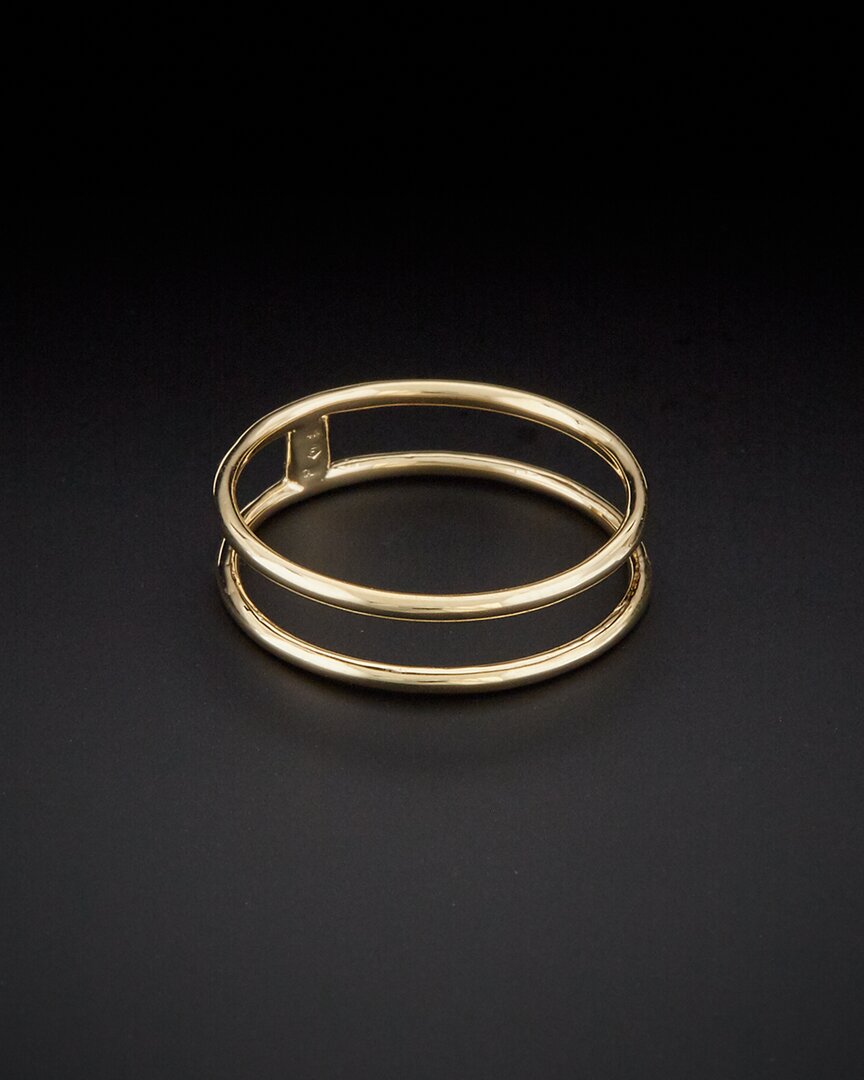 Italian Gold 14k  Double Ring