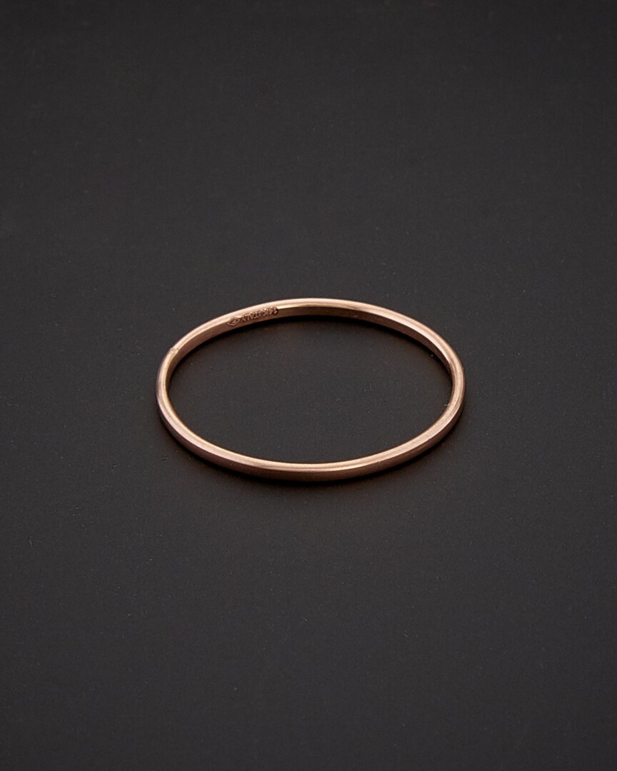 Italian Gold 14k Italian Rose Gold Wire Ring