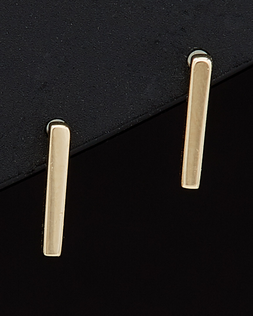 Shop Italian Gold 14k  Bar Studs