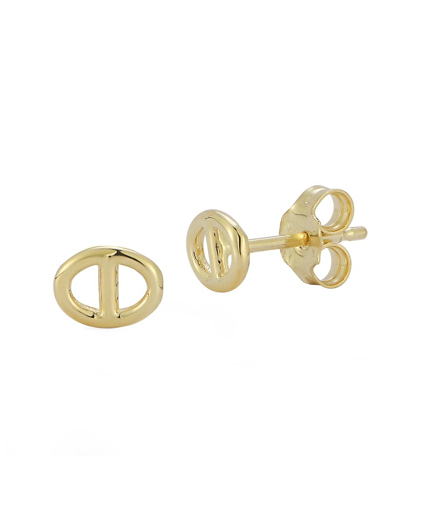 Ember Fine Jewelry 14k Marine Link Studs In Gold