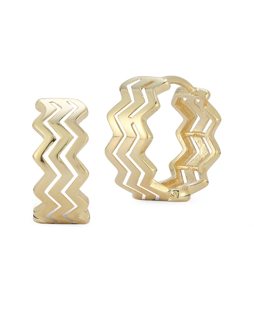 Ember Fine Jewelry 14k Zig-zag Huggie Earrings