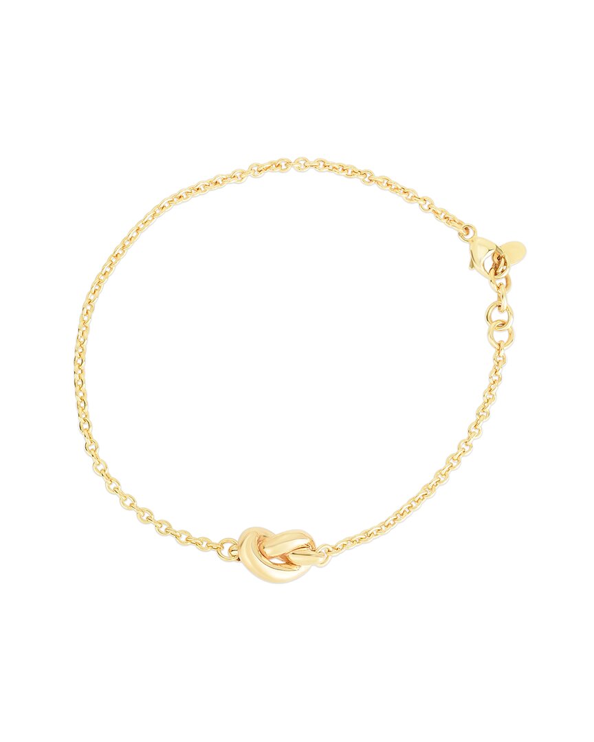 Italian Gold Love Knot Bracelet