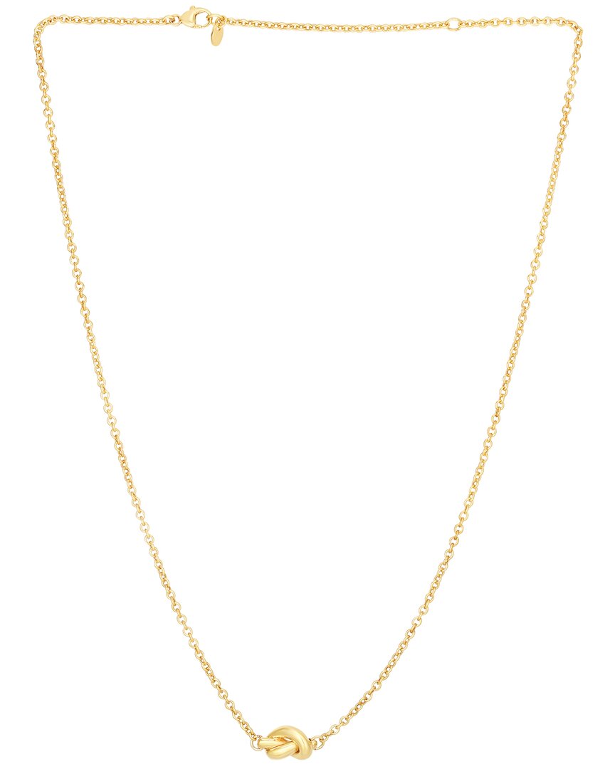 Italian Gold Love Knot Necklace