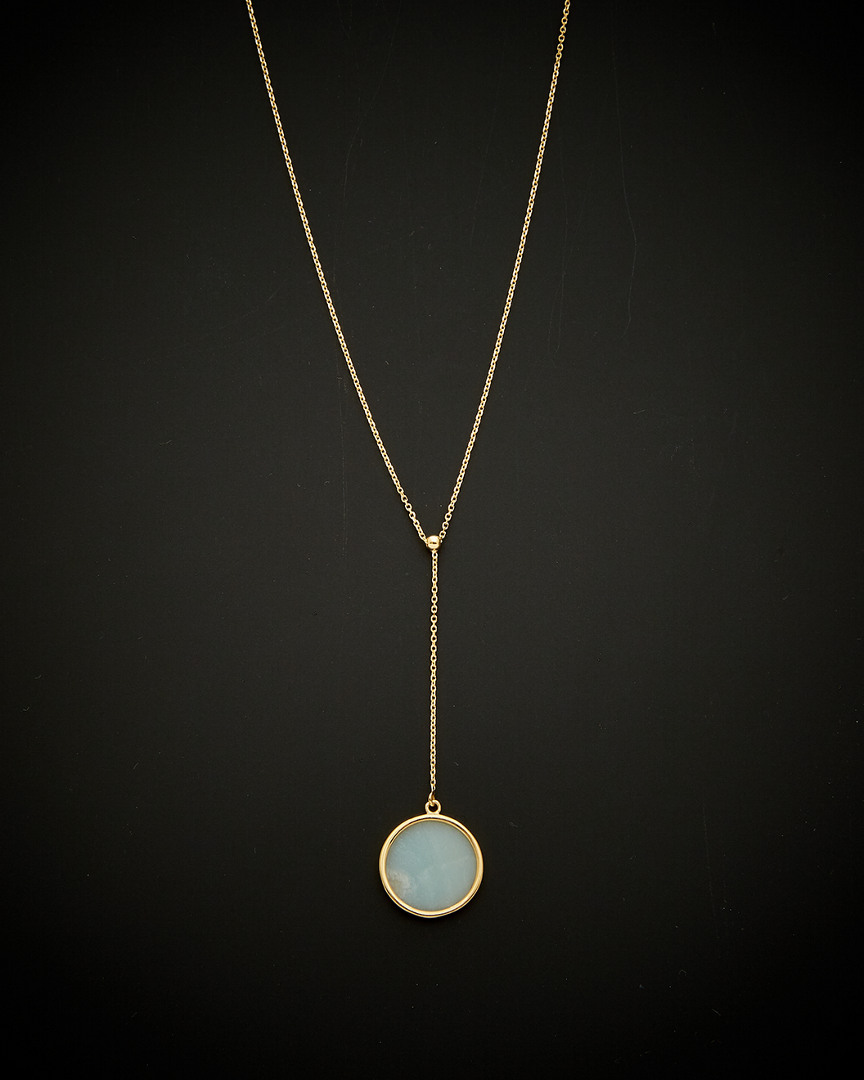 Italian Gold Amazonite Necklace