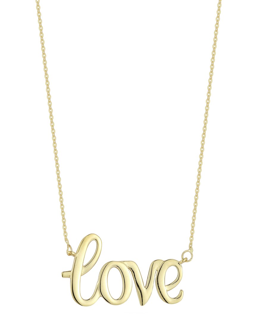 Ember Fine Jewelry 14k Script Love Necklace