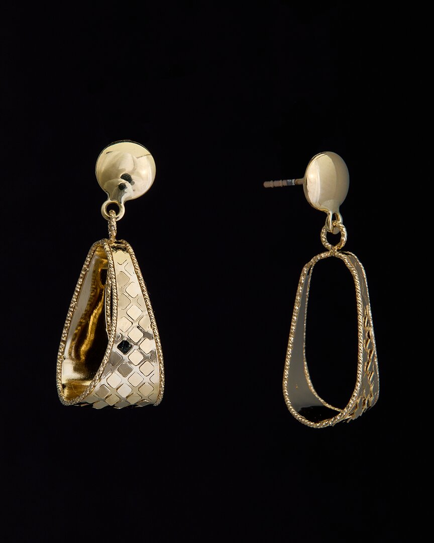 Italian Gold Fremada 14k Dangle Earrings