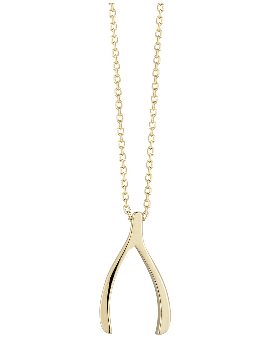 Ember Fine Jewelry 14k Wishbone Necklace