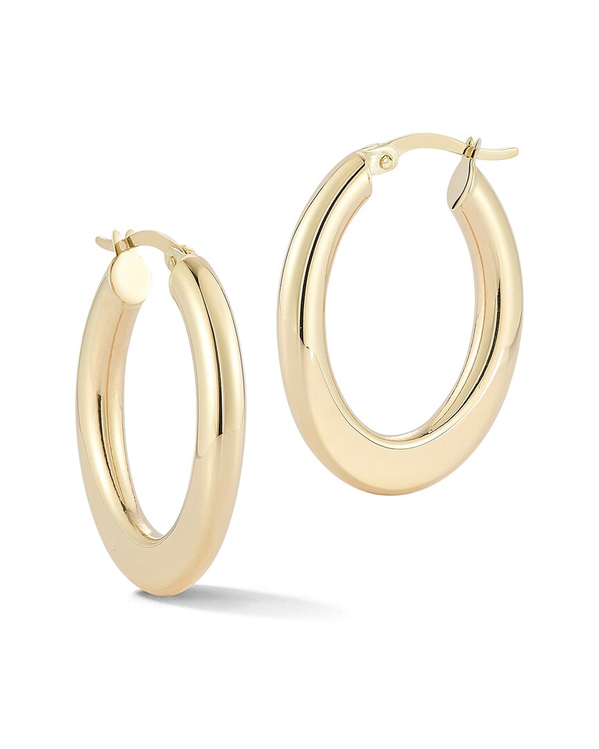 Ember Fine Jewelry 14k Bold Oval Hoop Earrings In Gold