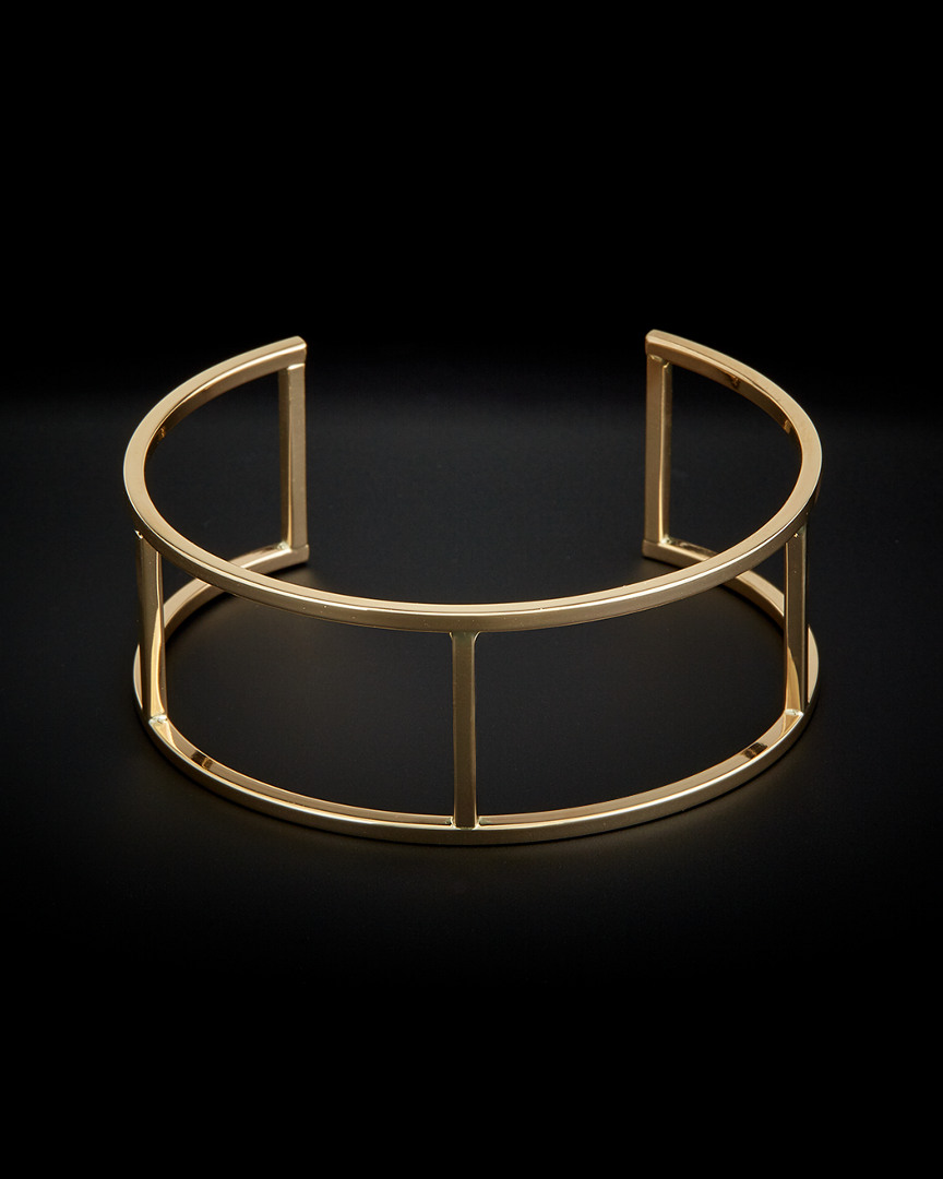 ITALIAN GOLD 14K ITALIAN GOLD GEOMETRIC CUFF