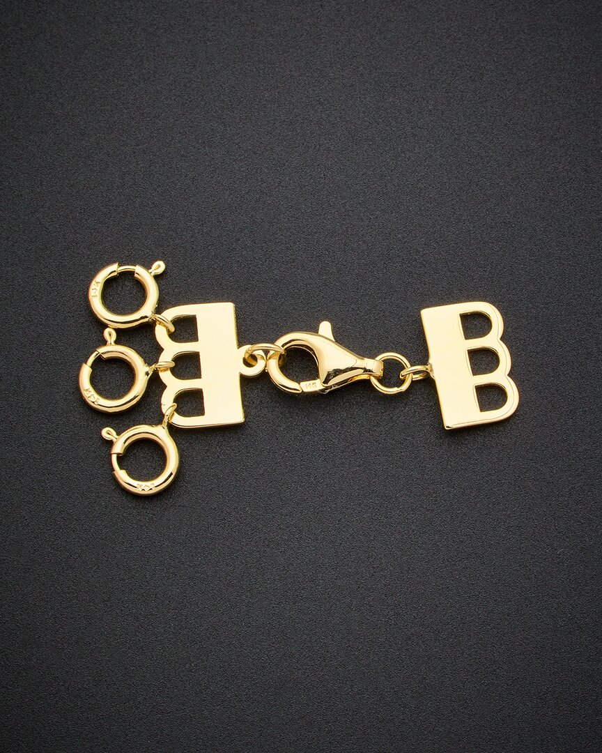 Italian Gold 14k  Triple Layering Clasp