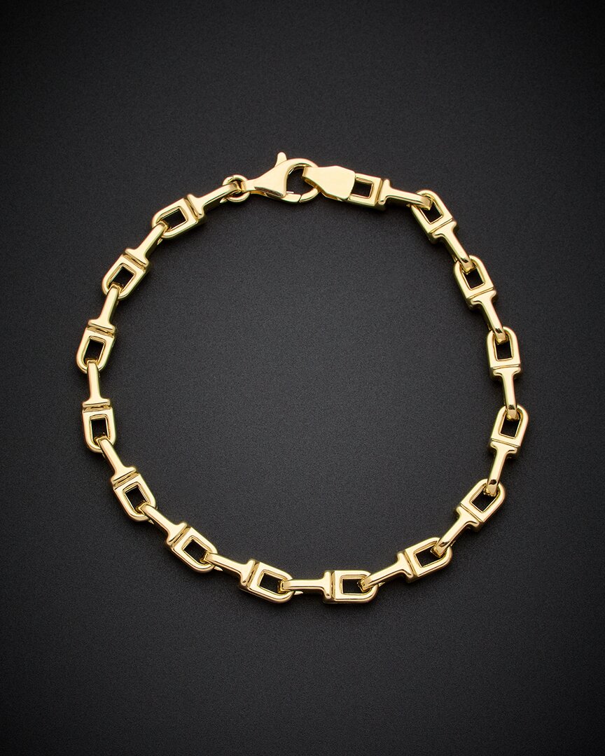 Italian Gold 14k  Fancy Link Bracelet