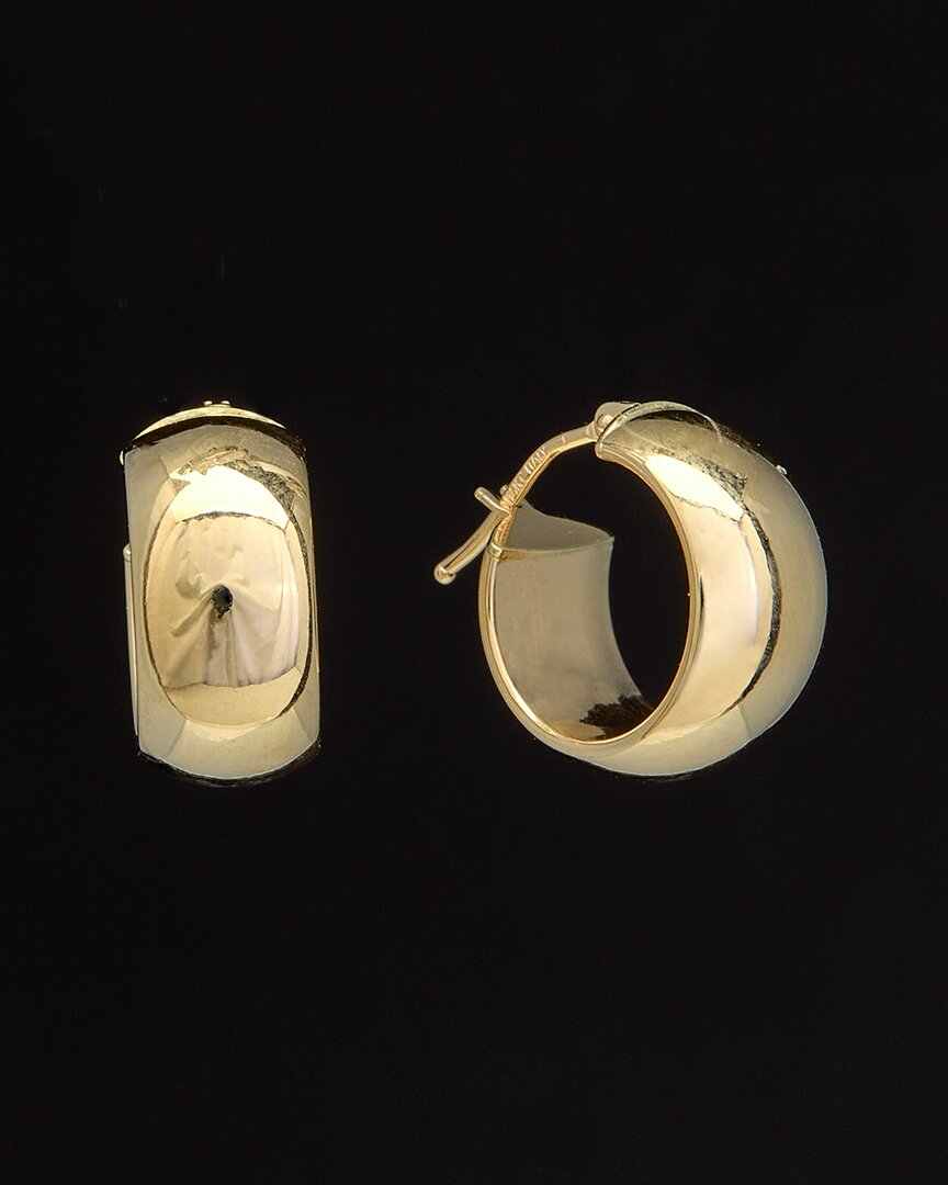 Italian Gold 14k Polished Hoops