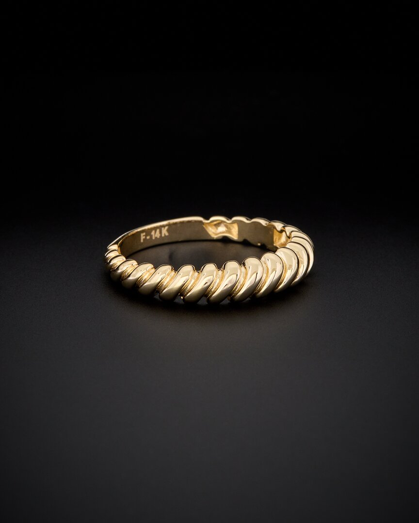 Italian Gold Twist Ring