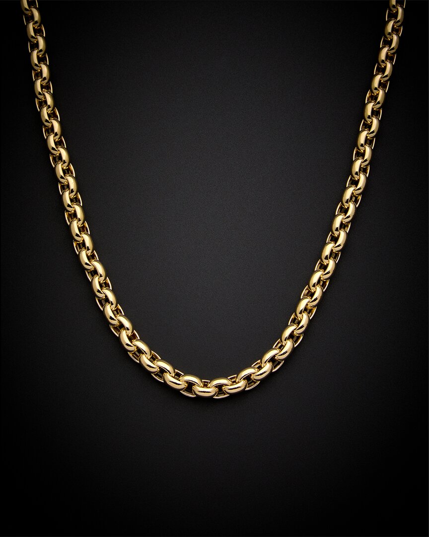 Italian Gold Rolo Necklace