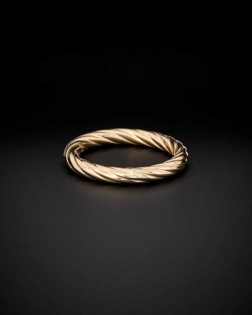 Italian Gold Twisted Ring