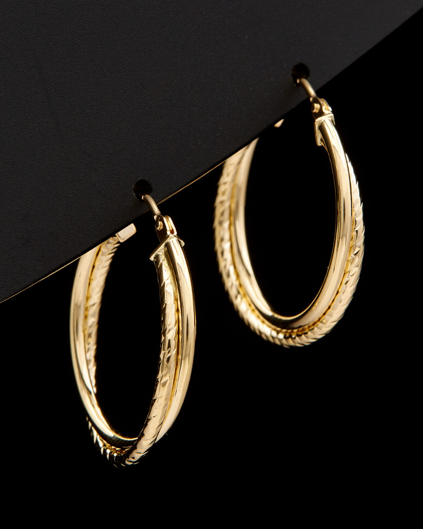 Italian Gold Hoops | ModeSens