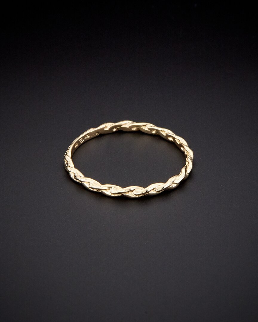 Italian Gold Braided Ring