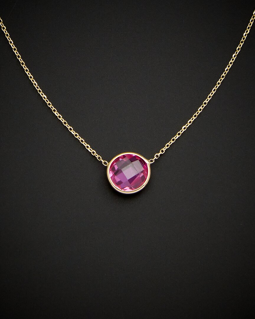 Italian Gold Pendant Necklace