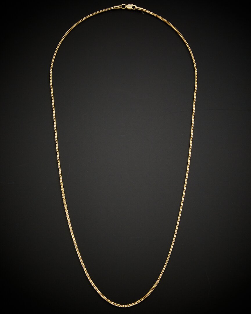 Italian Gold 14k Franco Link Necklace