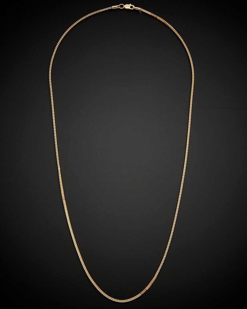 Italian Gold 14k  Franco Link Necklace