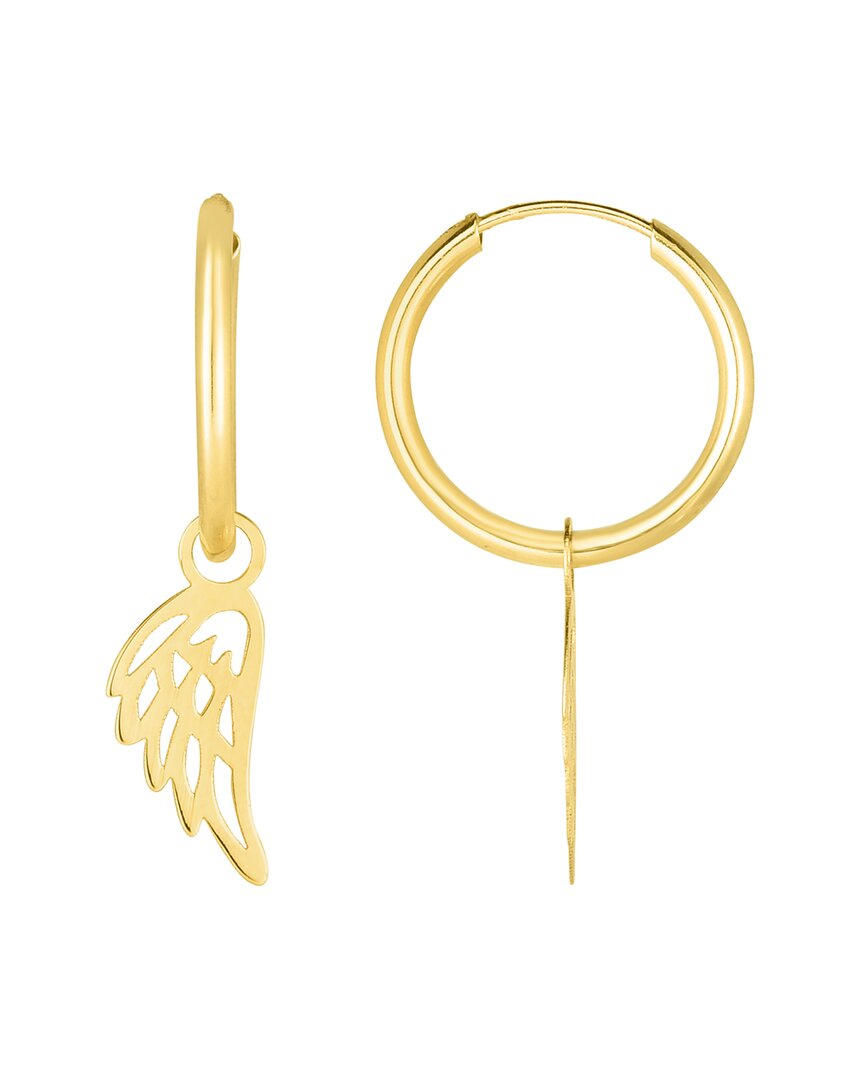Italian Gold Wing Earrings