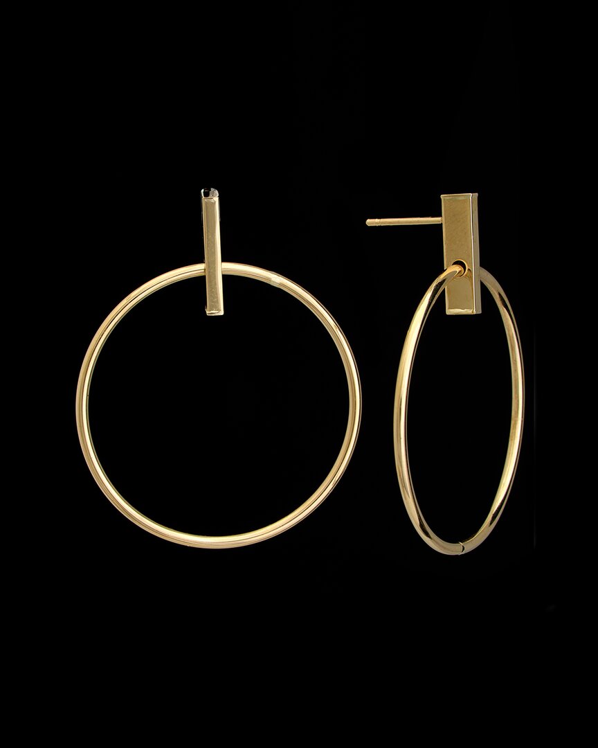 Italian Gold Drop Earrings In Gold