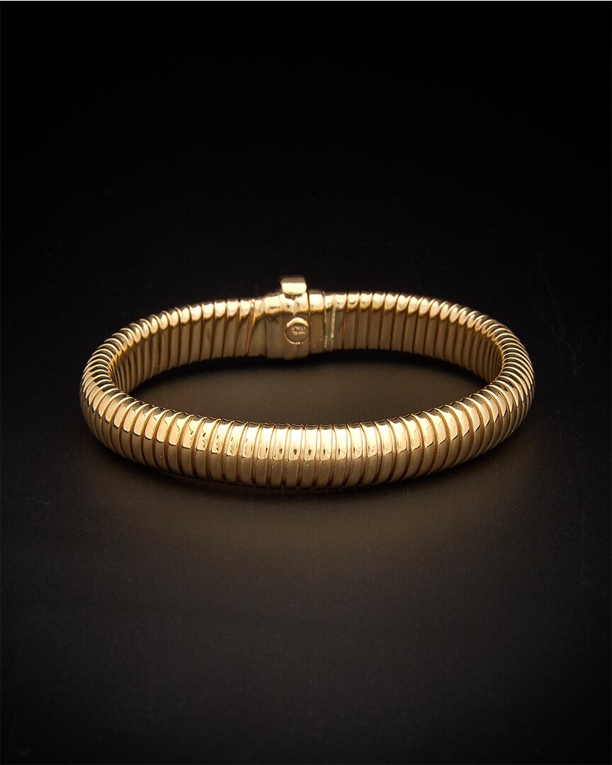 Italian Gold Tubogas Bracelet