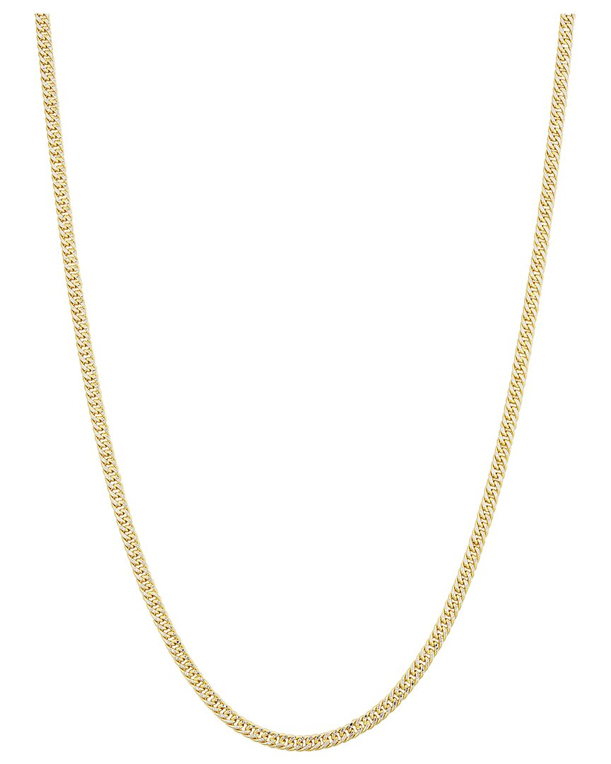 Italian Gold Miami Cuban Chain Necklace