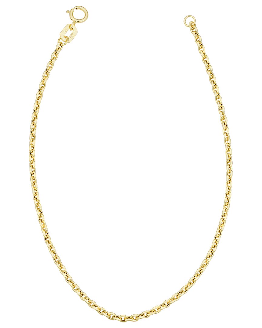 Italian Gold Cable Chain Bracelet