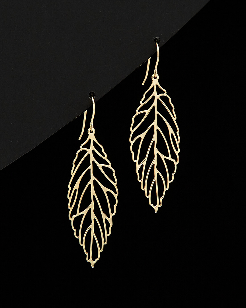 Italian Gold Leaf Earrings