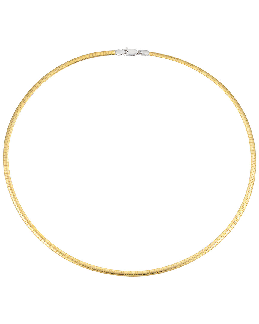 Italian Gold Two-tone Reversible Necklace