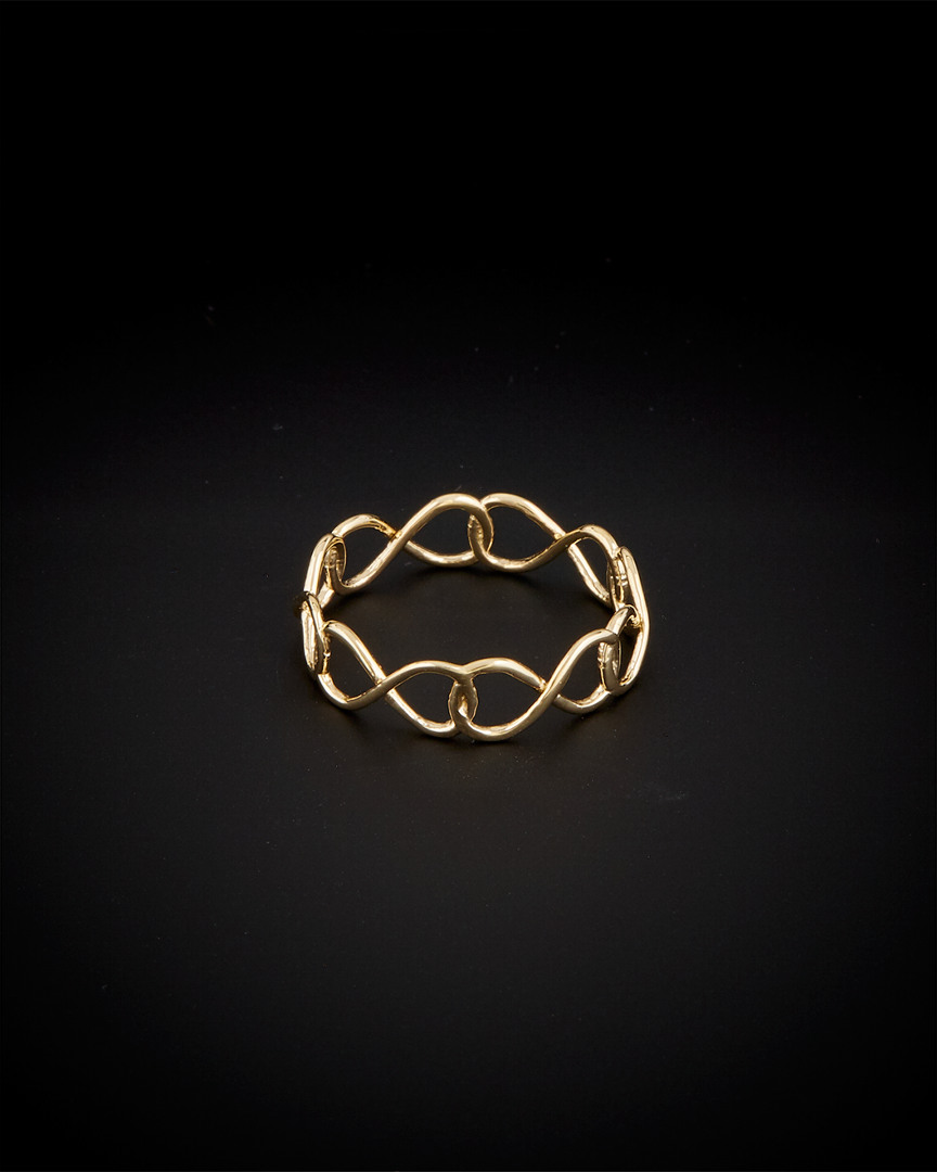 Italian Gold 14k  Infinity Ring